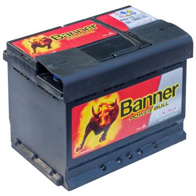 Banner Power Bull P6219 013562190101 akkumulátor, 12V 62Ah 550A J+ EU, magas